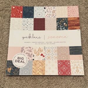 Park Lane Sonoma Multicolor Printed Cardstock